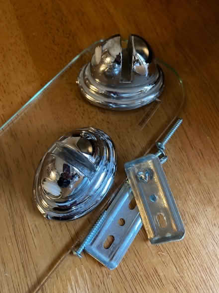 Photo of free Bathroom glass shelf (Letchworth garden city SG6) #2