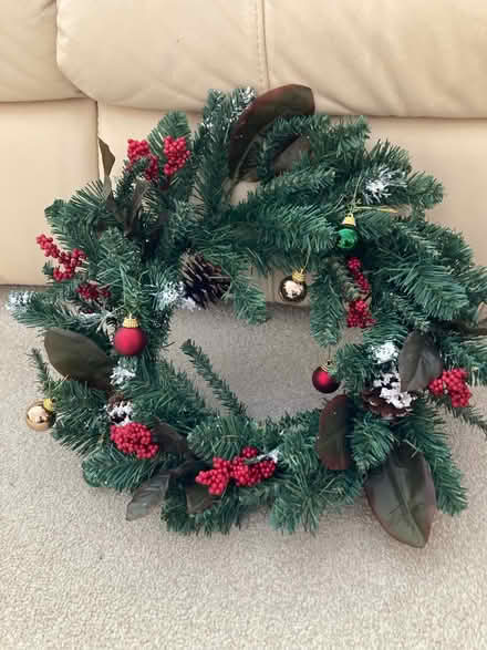 Photo of free Christmas Door Wreath (CM2, Great Baddow) #1