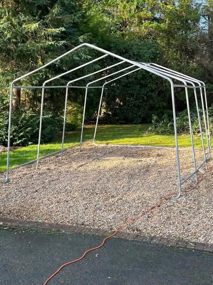 Photo of free MachineMart car garage/tent frame - CIG81216 (Old Slade KT16) #1