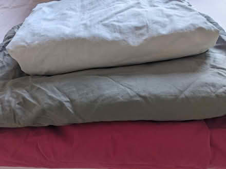 Photo of free Double bed cotton sheets (NW9) #1