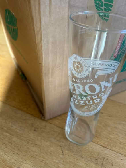 Photo of free 24 pint Peroni glasses - used (Near Kew Gardens, Richmond) #2