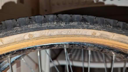 Photo of free 2 bike wheels + tyres (M20 Withington) #3