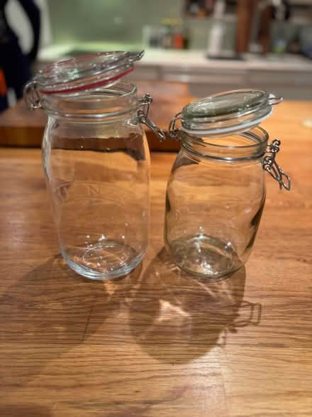 Photo of free Glass storage jars (Peppard Common RG9) #1