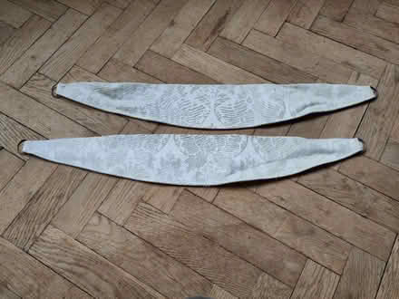 Photo of free 2 cream fabric curtain tiebacks (Hereford HR1) #1