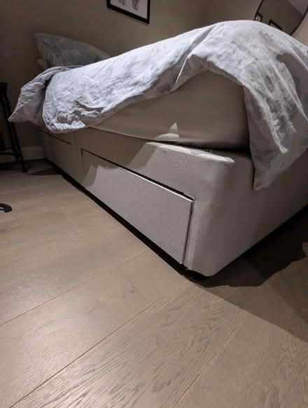 Photo of free Queen size bed with mattress and drawers (Chelsea SW10) #2