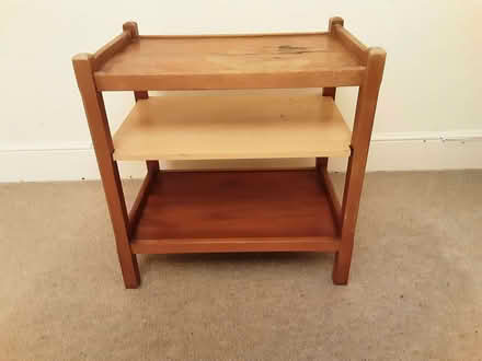 Photo of free Wooden side table (Old Headington OX3) #2