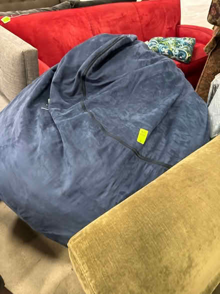 Photo of free Large Blue Microfiber Bean Bag (Renton Hill) #1