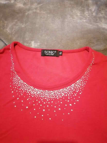Photo of free Red silver ladies t-shirt - size 22 (Maidenhead SL6) #2