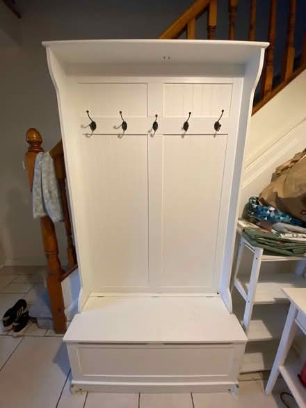 Photo of free Hallway unit EGEBY with bench white (Ladysbridge) #1