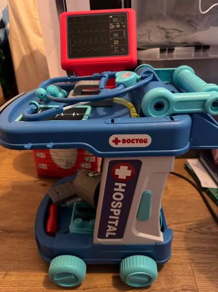 Photo of free Emergency trolley & doctor coat/hat (West Ham E15) #1