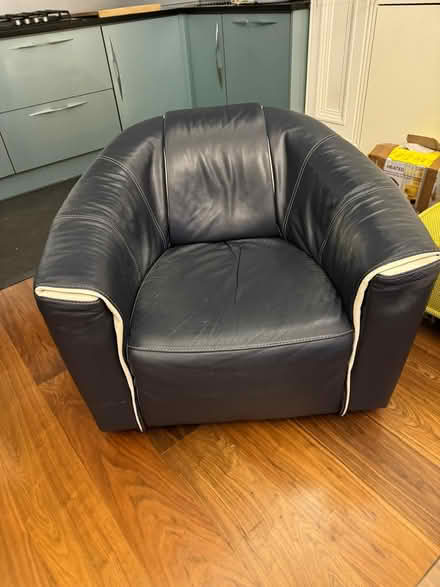 Photo of free 2 Natuzzi leather armchairs (Kensington W8) #2
