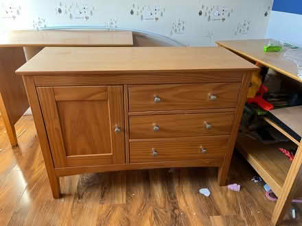 Photo of free Pine midi sleeper bed + storage (SL6 pinkneys green) #3