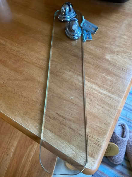 Photo of free Bathroom glass shelf (Letchworth garden city SG6) #1