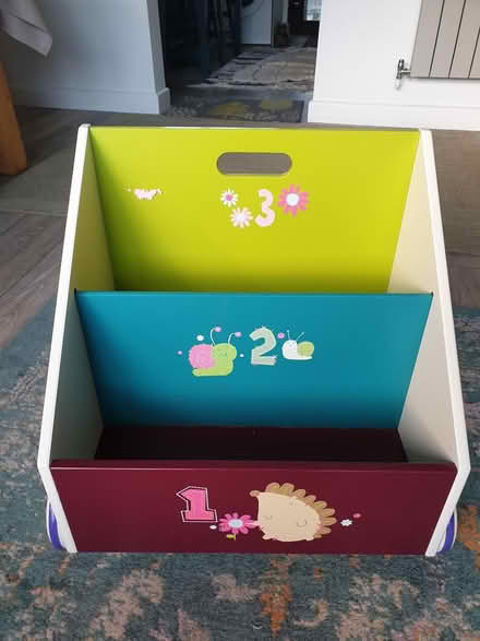 Photo of free Wooden kids book store with wheels (Clanfield PO8) #2