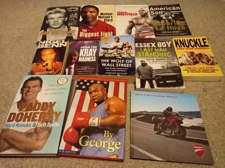 Photo of free Sporting auto/ biographies books (Pirton village, Worcester.) #2