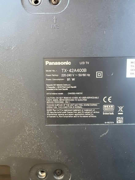 Photo of free Panasonic TV approx 36 inch? (Letchworth SG6) #2