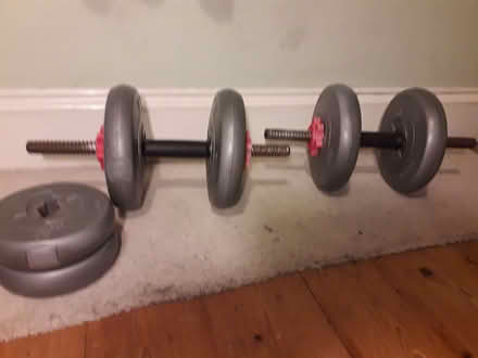 Photo of free Adjustable dumbbells (Malvern WR14) #1