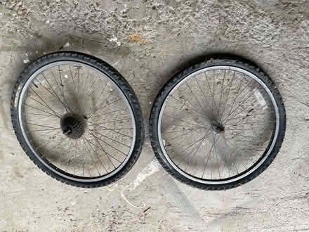 Photo of free 26” bike wheels (Presteigne LD8) #2