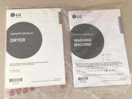 Photo of free LG Washer and Dryer (Walnut Creek) #4