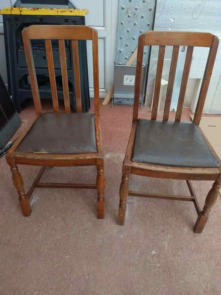 Photo of free Dinning chairs X 2 (Oakdale, Poole BH15) #1