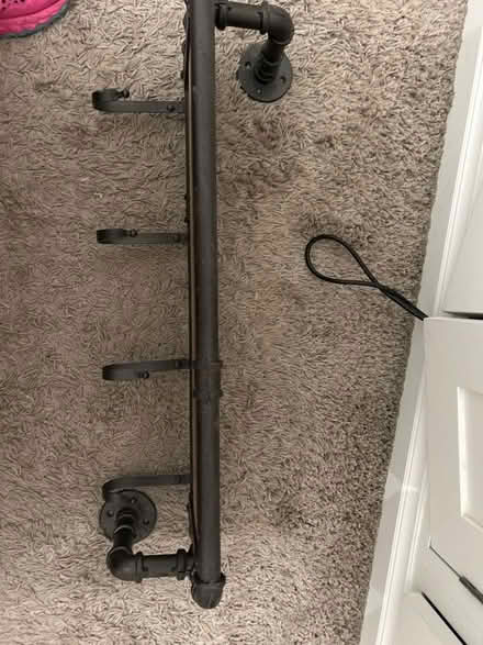 Photo of free Industrial style shelf with hooks (Harrogate HG2) #2