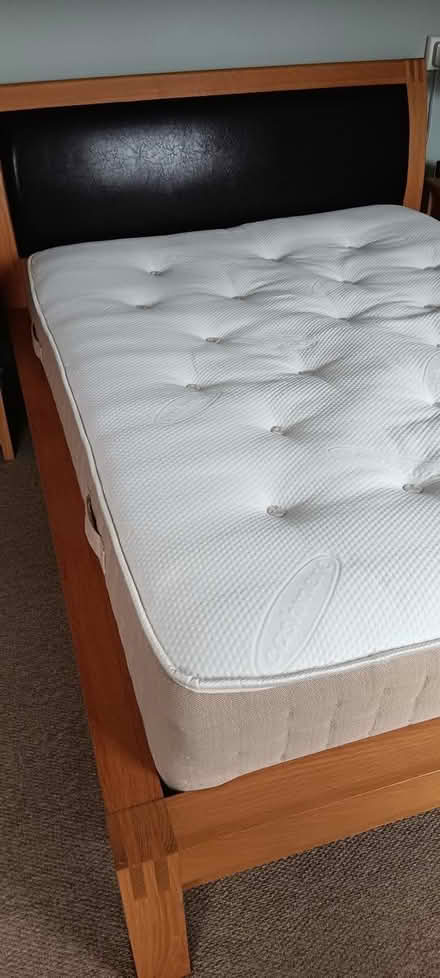 Photo of free Double bed oak frame (West Greenwich SE10) #2
