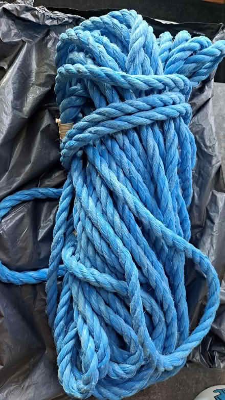 Photo of free Load of blue rope (south ham basingstoke) #1