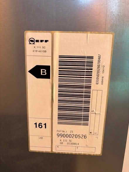 Photo of free NEFF Integrated Fridge (Radcliffe on Trent NG12) #2