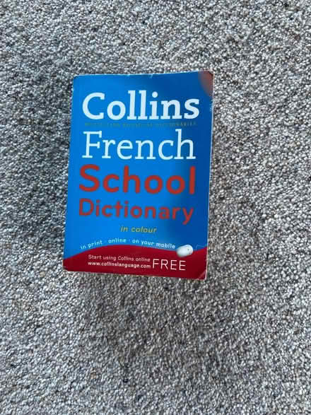 Photo of free Collins French School Dictionary (Ashtead KT21 near Epsom) #1