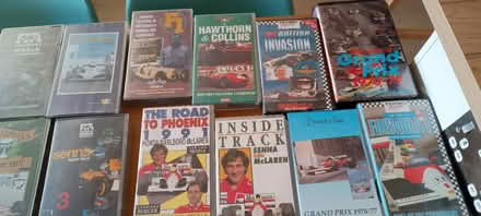 Photo of free Motor Racing F1 VHS Cassettes (Potton) #3