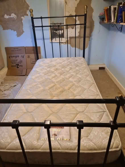 Photo of free Single metal IKEA bed and mattress (Combe St Nicholas TA20) #4