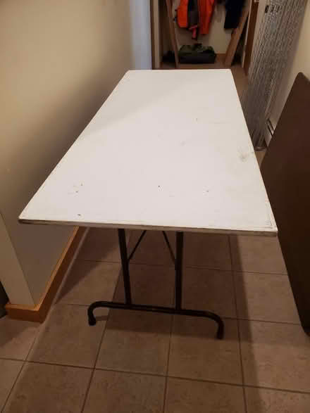 Photo of free 71 x 29 x 29 folding table (Andover) #1
