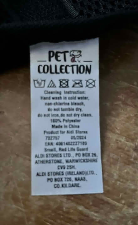 Photo of free Dog life jacket (BT6) #2