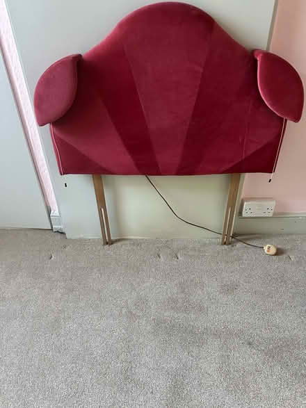 Photo of free Single headboard with lights (B21) #1