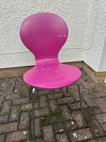 Photo of free Pink wooden painted chair (Clifton CA10) #1