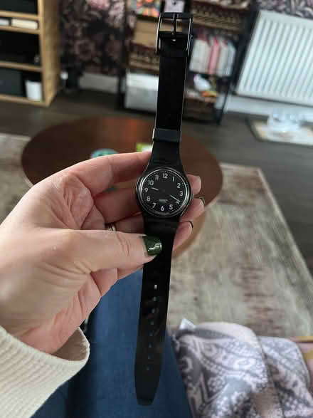 Photo of free New black Swatch Watch (needs battery) (Wokingham RG40) #2