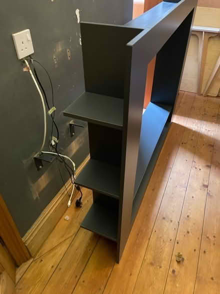Photo of free TV unit, wall mounted, large, grey (Moseley B13) #2