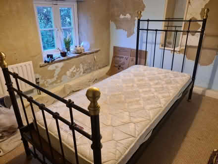 Photo of free Single metal IKEA bed and mattress (Combe St Nicholas TA20) #2