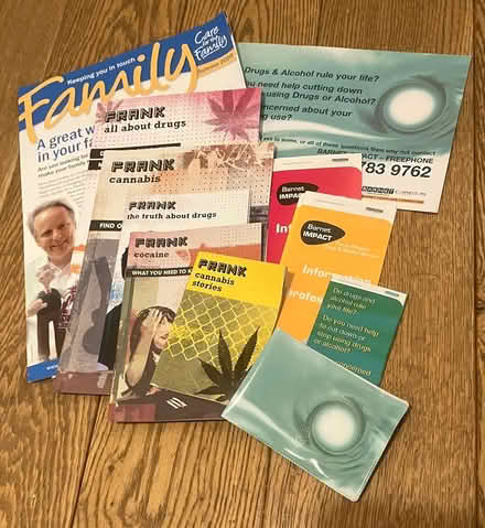 Photo of free ‘FRANK’ booklets (High Barnet) #1