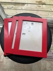 Photo of free IKEA NYTTJA Frames (Red) (East end Orleans) #1