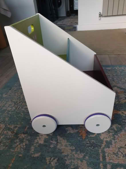 Photo of free Wooden kids book store with wheels (Clanfield PO8) #1