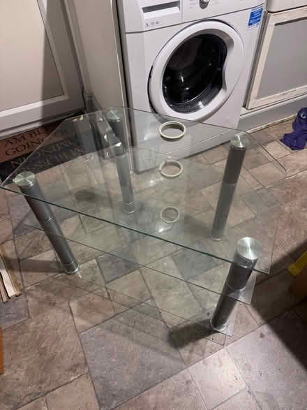 Photo of free Glass TV Stand (M43 (Droylsden)) #1