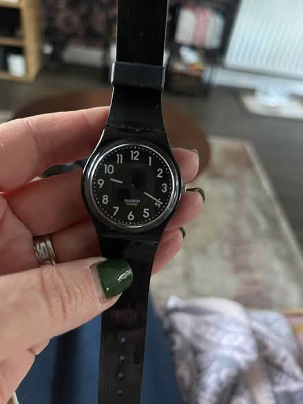 Photo of free New black Swatch Watch (needs battery) (Wokingham RG40) #1