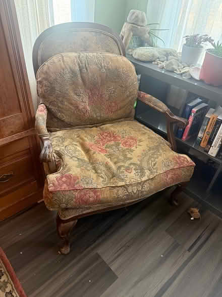 Photo of free Upholstered chair (07758) #2