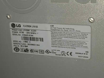 Photo of free 19" LCD Monitor (Chorlton M21) #2