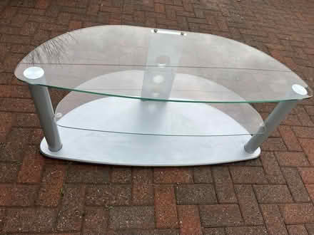 Photo of free Glass TV stand (Artane, Dublin 5) #1
