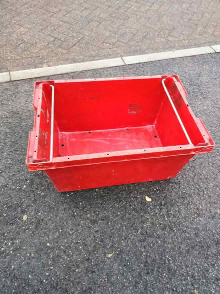 Photo of free Red crate box (Middlewood S6) #1