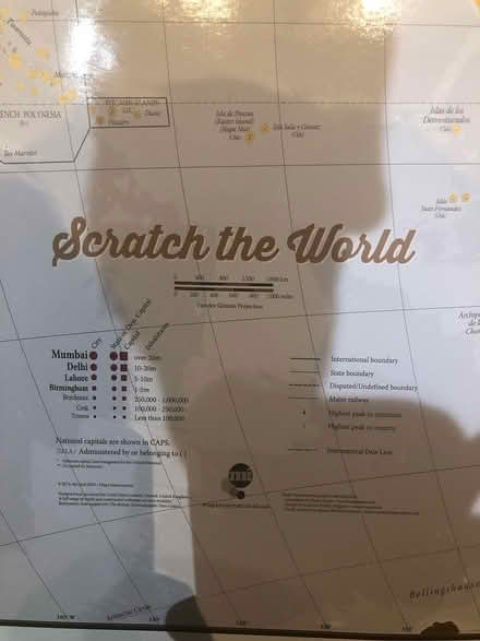 Photo of free Scratch off map (Enfield N13 6) #2
