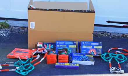 Photo of free Tons of Christmas Lights Ornaments (West Townsend) #1