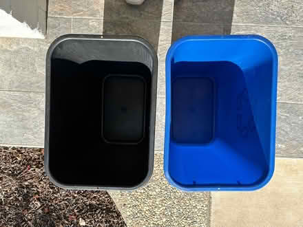 Photo of free 7 gal garbage and recycle cans (Monta Vista North) #3